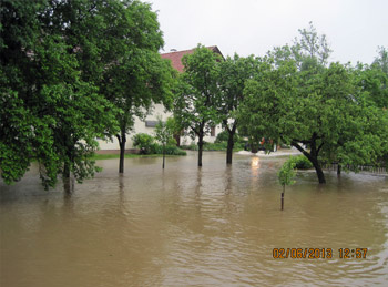 Mattig -  Hochwasser Juni 2013